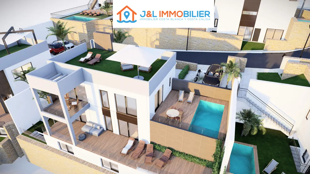 Wille Golf La Finca Algorfa: Widok na pole golfowe i luksus - Nowoczesne wille Costa Blanca