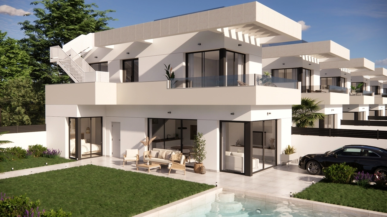 **Neue Villen Los Montesinos: Gestalten Sie Ihr Haus mit 3 Schlafzimmern!**