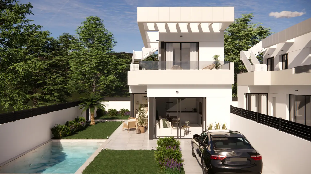 **Neue Villen Los Montesinos: Gestalten Sie Ihr Haus mit 3 Schlafzimmern!**