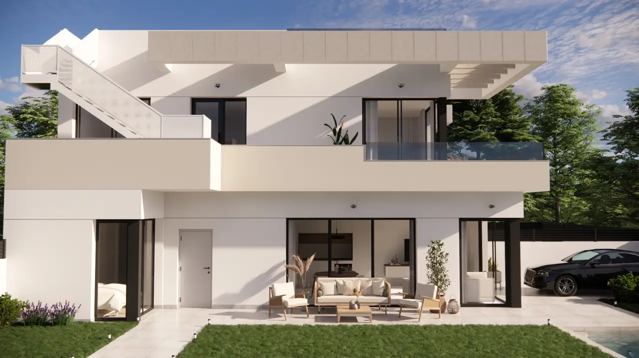 **Neue Villen Los Montesinos: Gestalten Sie Ihr Haus mit 3 Schlafzimmern!**