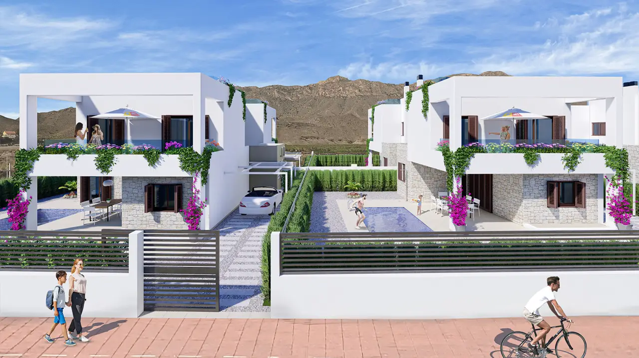 **Seaside Villas Mar de Pulpí : Nowoczesne wille z basenem i widokiem na morze - Od 383 tys.)
