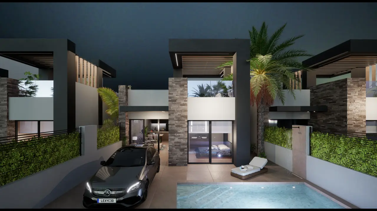 Novas Villas San Fulgencio - Design moderno e conforto mediterrânico - Preços