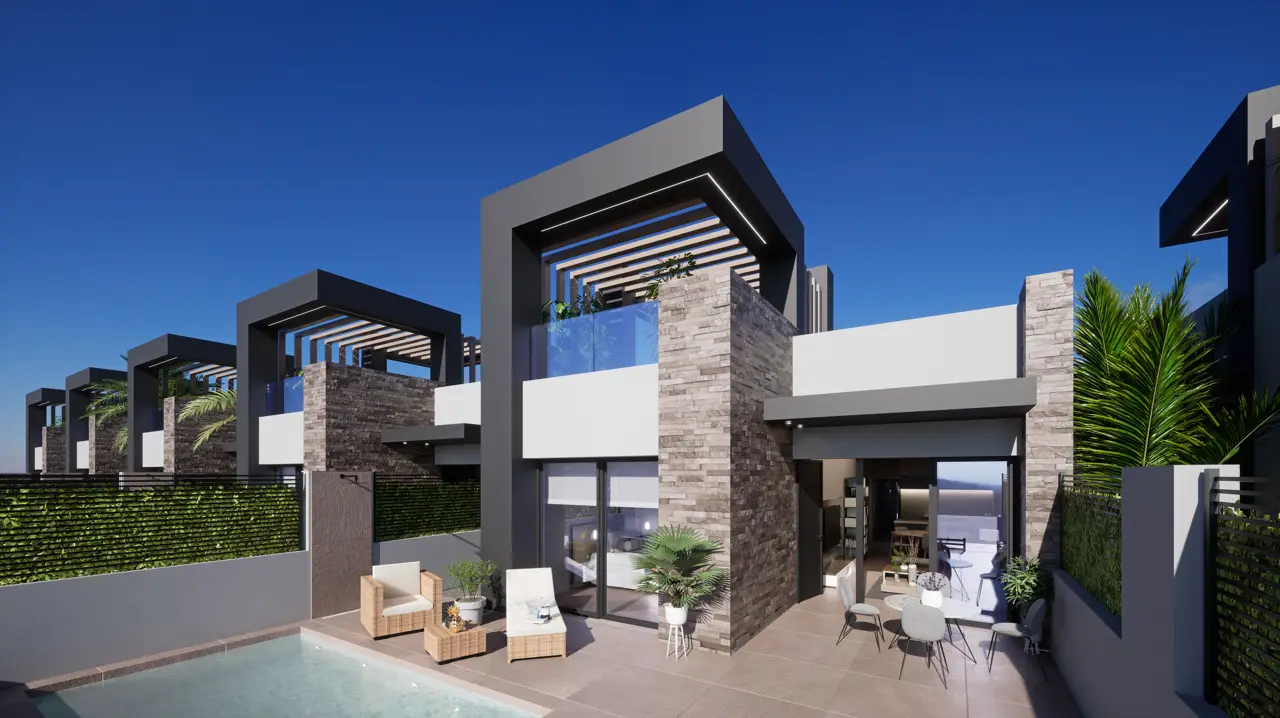 Novas Villas San Fulgencio - Design moderno e conforto mediterrânico - Preços