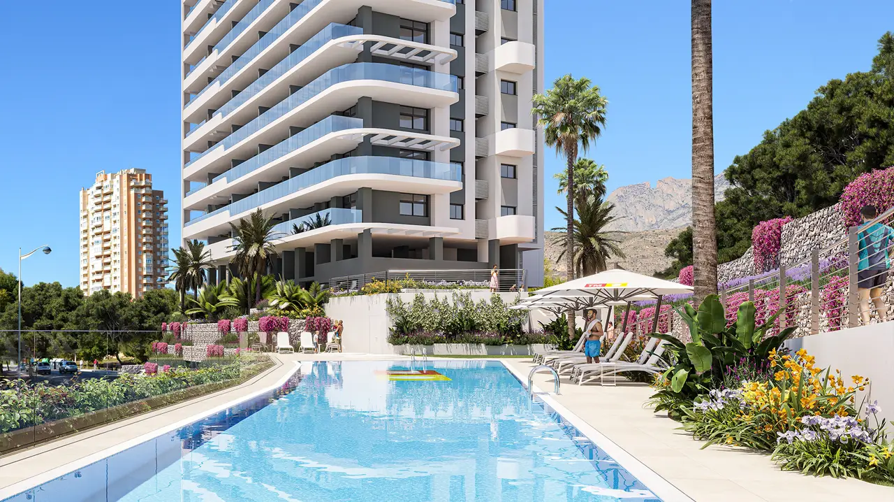 Appartements Benidorm Vue Mer : Résidence Unique, Costa Blanca - J&L Immobilier