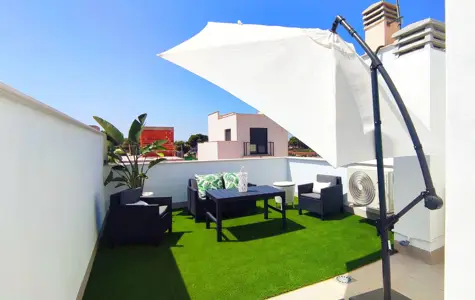 Maisons Neuves Bord de Mer San Javier : Villas Espagnoles - Plages & Piscine Privée