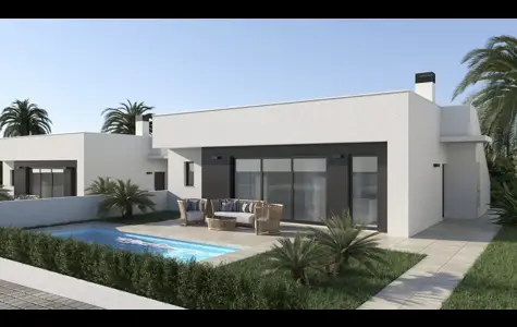 Villas Golf Neuves Condado de Alhama (Murcia) - Vue Panoramique & Piscine Privée