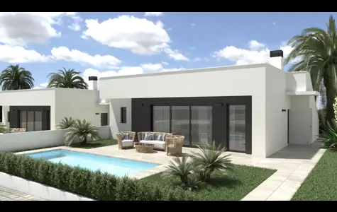 Villas Golf Neuves Condado de Alhama (Murcia) - Vue Panoramique & Piscine Privée