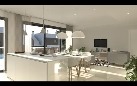 Villas Golf Neuves Condado de Alhama (Murcia) - Vue Panoramique & Piscine Privée