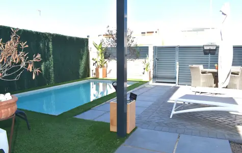 Maison Moderne Benijofar: Villa 2 Chambres avec Piscine Privée - Costa Blanca