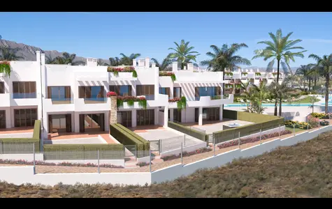 Résidence exclusive en bord de mer à Pulpi – Bungalows et duplex avec jardins privés