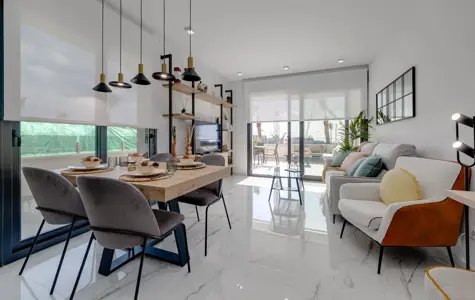 Appartements vue mer à Playa Flamenca – Résidence de luxe avec piscine et spa