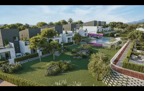 Maisons de ville à Altaona Golf – 2 à 3 chambres, piscine commune et solarium