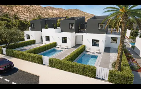 Maisons de ville à Altaona Golf – 2 à 3 chambres, piscine commune et solarium