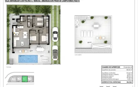 Villa moderne clé en main à Pilar de la Horadada – Dernière opportunité avec piscine privée et solarium
