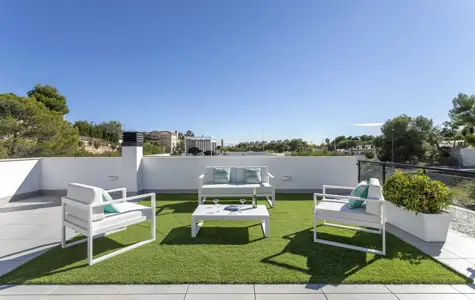 Villa moderne clé en main à Pilar de la Horadada – Dernière opportunité avec piscine privée et solarium